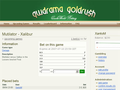 Goldrush screenshot