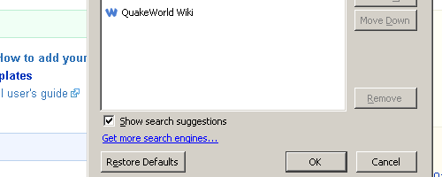 Show search suggestions